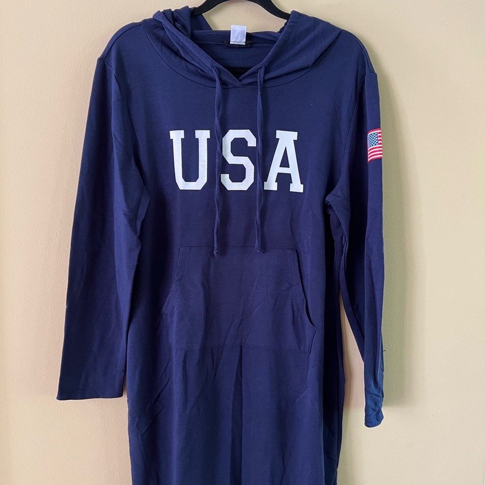 Venus USA T-Shirt Hoodie Dress